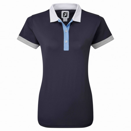POLO FOOTJOY WOMEN'S BLOCKED PIQUE SS 2021