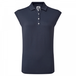 POLO FJ CAP SLEEVE RIB KNIT LADY 