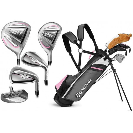 SET INFANTIL TAYLORMADE RORY MCILROY 8 ANOS ROSA