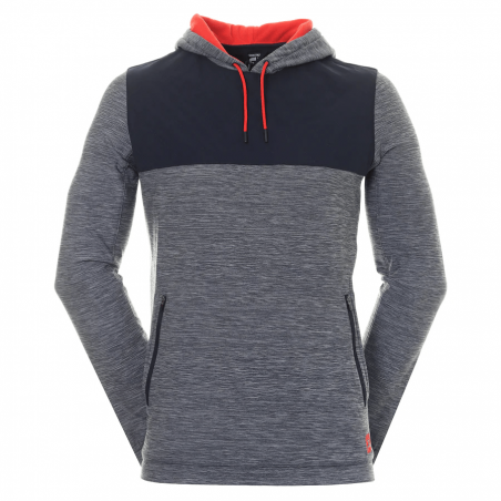 POLO FOOTJOY THERMAL SPACEDYE NAVY/RED