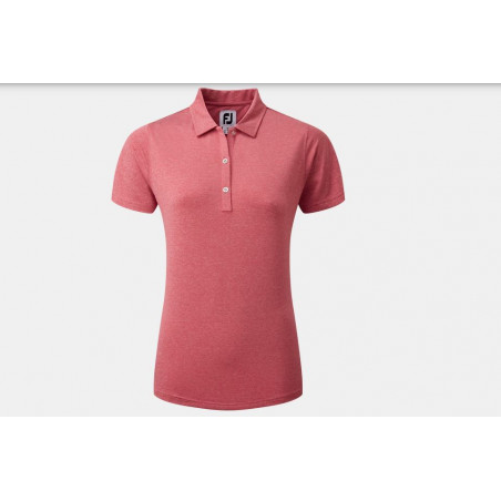 POLO FOOTJOY HTHR SELF-COLLAR LADY RED