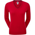JERSEY FOOTJOY WOOL BLEND V-NECK LADY