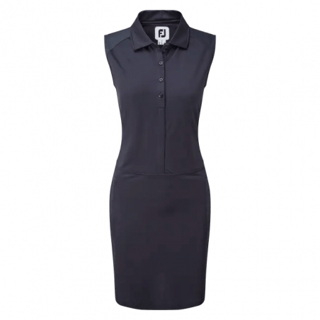 Não FOOTJOY CAP SLEEVE PIQUE COM LASER