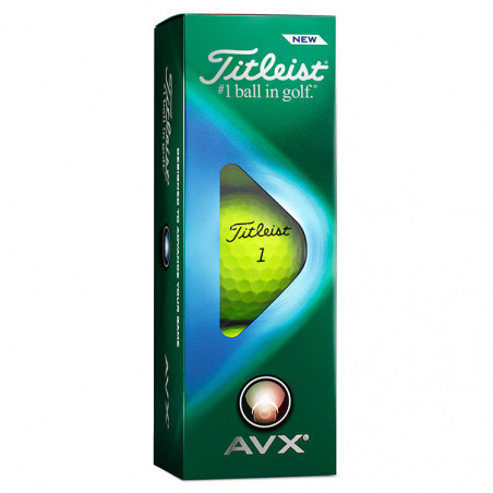 BOLAS DE GOLF TITLEIST AVX YELLOW 