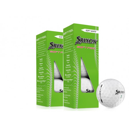 BOLAS DE GOLF SRIXON SOFT FEEL BLANCA (PACK 6)