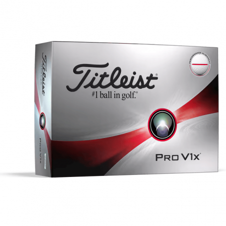 BOLAS DE GOLF TITLEIST PRO V1X ALIGN RED