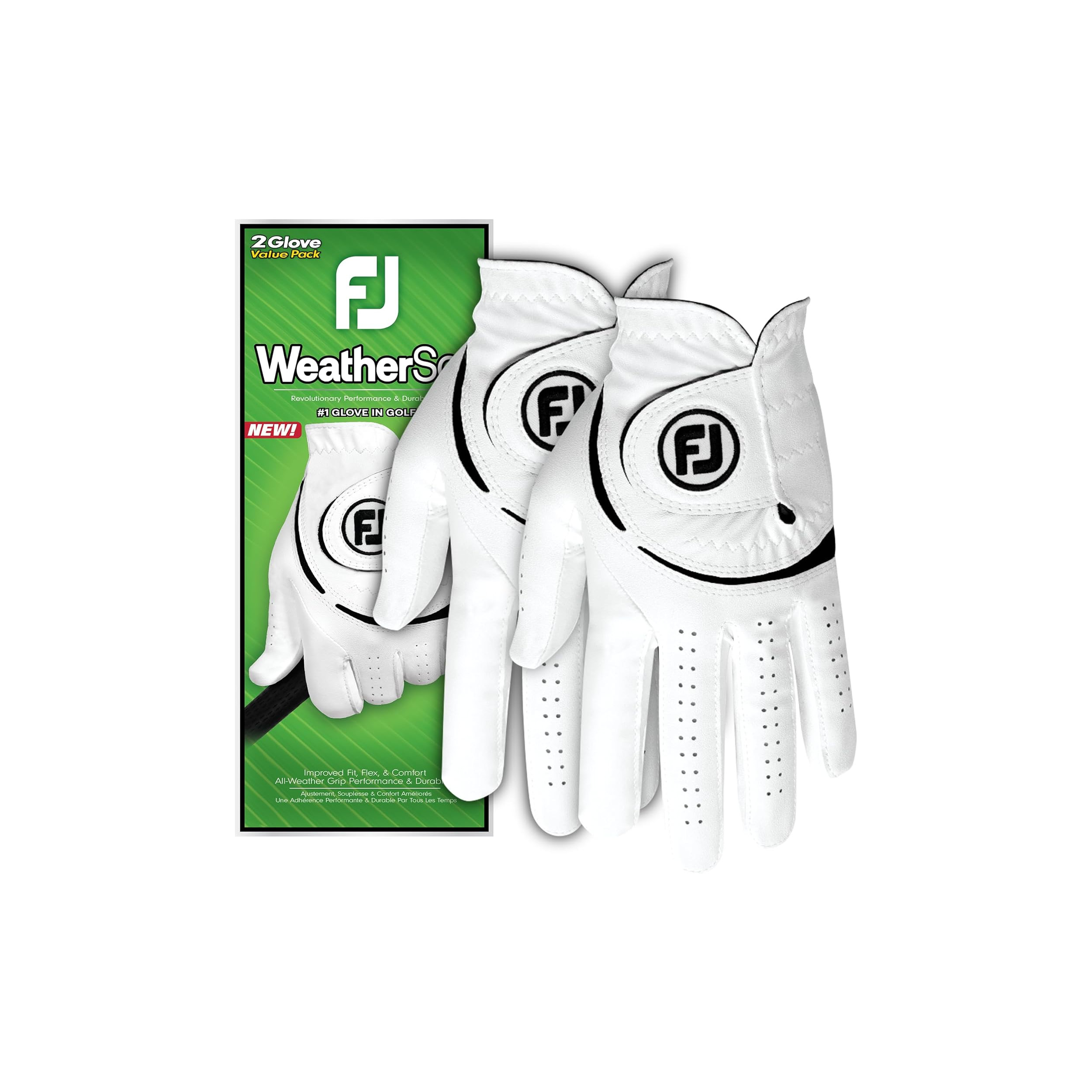 GUANTE DE GOLF FOOTJOY WEATHERSOF PACK 2 UDS