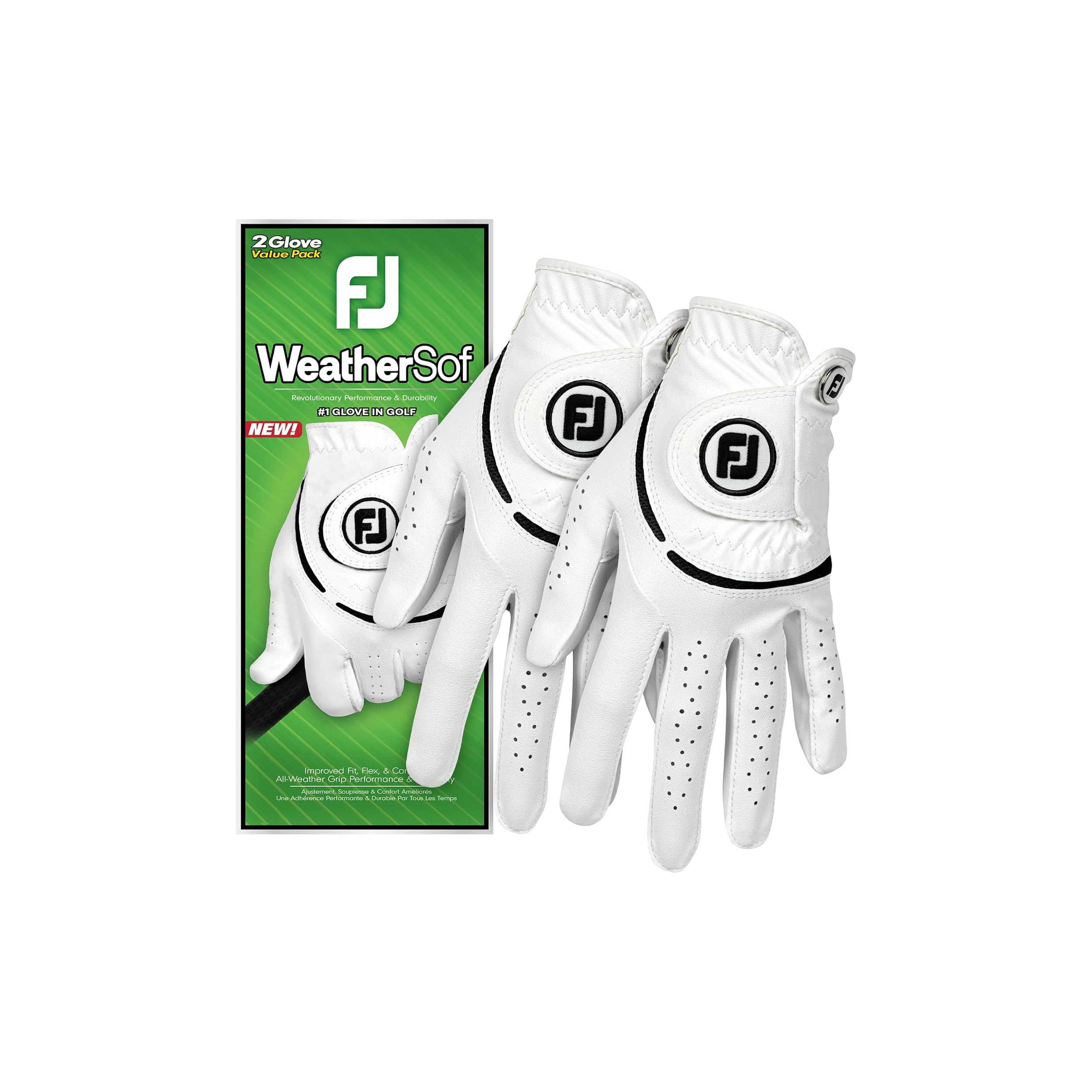 GUANTE DE GOLF FOOTJOY WEATHERSOF LADY PACK 2 UDS