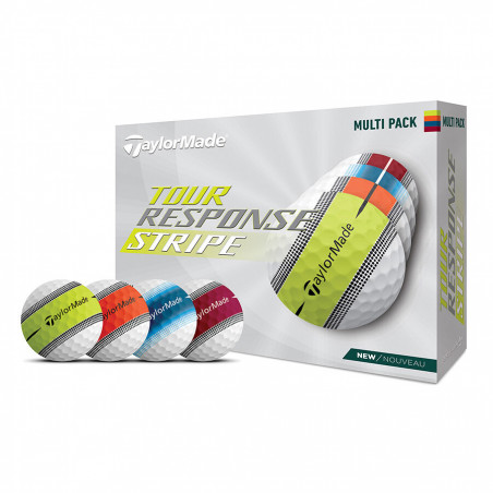 BOLAS DE GOLF TAYLORMADE TOUR RESPONSE STRIPE MULT