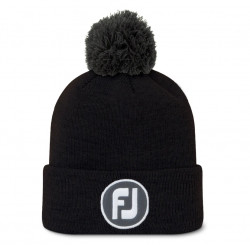GORRO FOOTJOY SOLID POM POM BLACK 