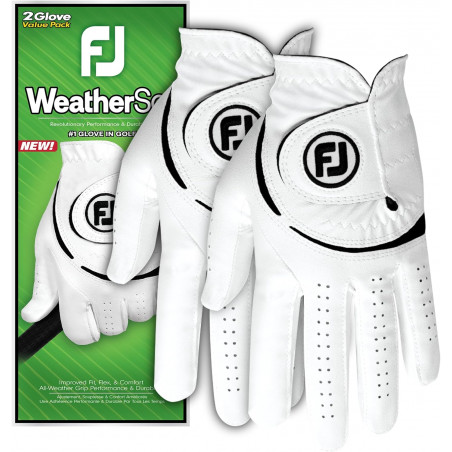GUANTE DE GOLF FOOTJOY WEATHERSOF PACK 2 UDS
