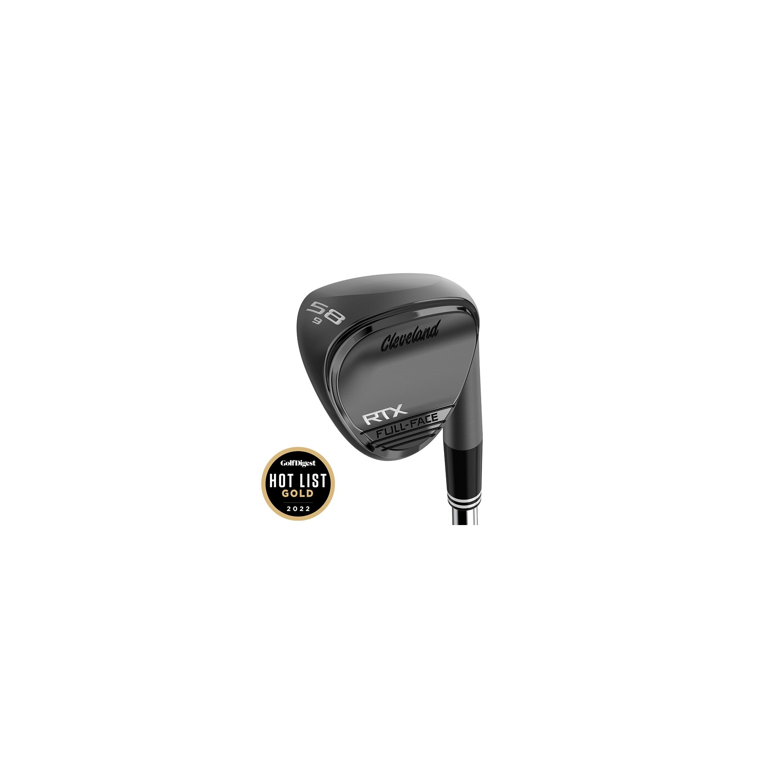 WEDGE CLEVELAND RTX ZIPCORE FULL FACE BLACK ZURDO
