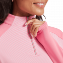 JERSEY 1/4 ZIP MID LAYER PINK LMON