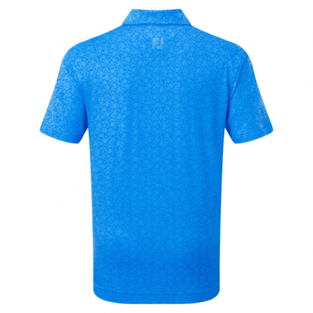 POLO FOOTJOY JUNIOR FLORAL LISLE COBALT