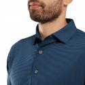 POLO FOOTJOY MICRO FEEDER STRIPE LISLE NVY