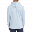 JERSEY FOOTJOY OTTOMAN JACQUARD HOODIE SKY
