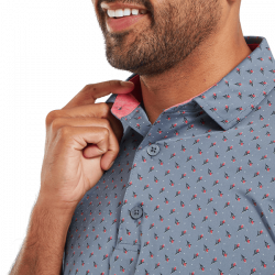 POLO FOOTJOY FLOWER BUD FOULARD FLINT