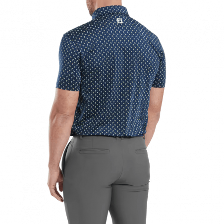 POLO FOOTJOY FLOWER BUD FOULARD NAVY