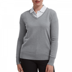 JERSEY FOOTJOY WOOL BEND GREY 88513