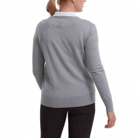 JERSEY FOOTJOY WOOL BEND GREY 88513