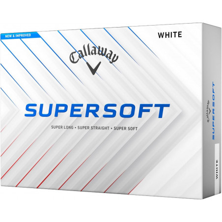 BOLAS DE GOLF CALLAWAY SUPERSOFT 25 WHITE