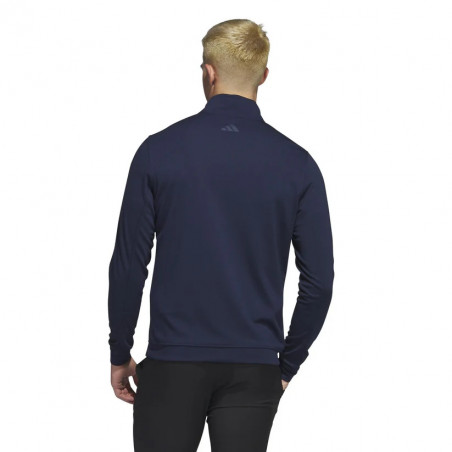 JERSEY ADIDAS ELEVATED 1/4 ZIP NAVY