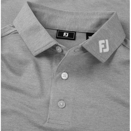 POLO FOOTJOY STRETCH SOLID ATHLETIC FIT GRIS