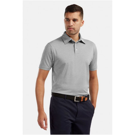 POLO FOOTJOY STRETCH SOLID ATHLETIC FIT GRIS