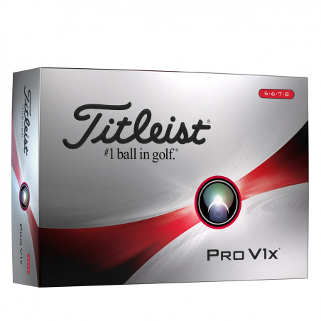 GOLF BALLS TITLEIST PRO V1X HIGH NUMBERING