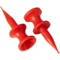 TEES DE PLÁSTICO PRO GOLF TEES VERMELHO