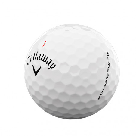 BOLAS DE GOLF CALLAWAY CHROME SOFT BLANCA