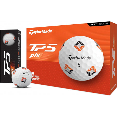 BOLAS DE GOLF TAYLORMADE TP5 PIX 2024