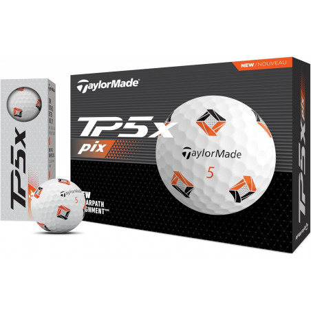 BOLAS DE GOLF TAYLORMADE TP5X PIX 2024
