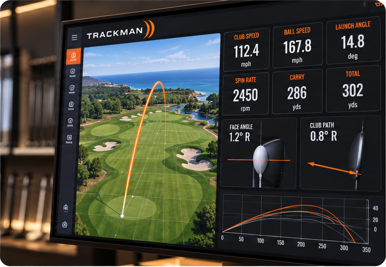Análisis de golpes con TrackMan